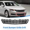 Chevrolet Impala Chrome Silver Tone Black Front Lower Bumper Grille