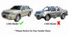 Nissan Navara D22 2 x Front Splash Guards (1996-2004)