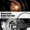 Motorcycle Braided Brake Clutch Oil Hoses 160cm 10mm
