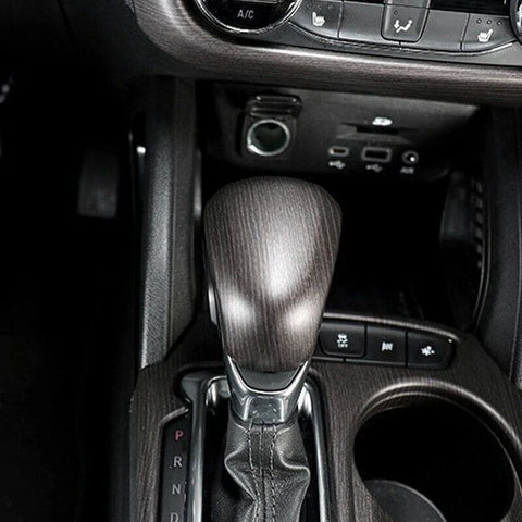 Chevrolet Trax Black Wood Grain Gear Shift Knob Cover (2024)