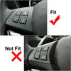 BMW X5 X6 3 x Carbon Fiber Steering Wheel Cover Trim (2007-2013)