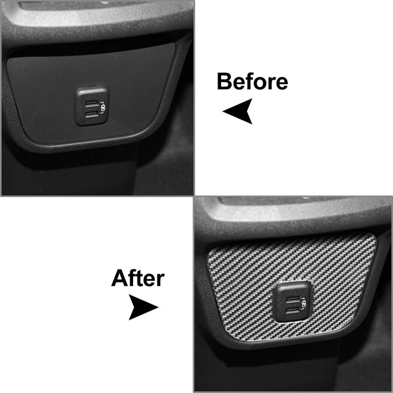 Chevrolet Equinox Rear Armrest USB Panel Cover Trim (2018-2021)