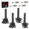 Yamaha TX / RX / SXT / XAT1800 Set Of 4 Ignition Coils w/Spark Plug