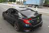 Honda Civic 4DR Sedan RS Glossy Black Spoiler Wing (2016-2021)