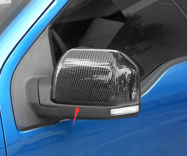 Ford F150 ABS Carbon Fiber Rearview Side Mirror Covers (2015-2019)