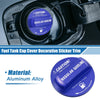Subaru Forester Aluminum Alloy Blue Oil Fuel Cap Decorative Sticker Trim