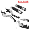 Yamaha YZF R3 MT-03 Folding Extendable Brake Clutch Lever Grip Set (2015-2023)