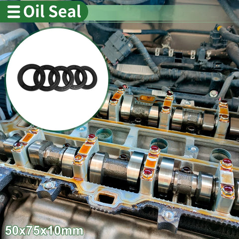 Make Model Oil Seal 50x75x10mm Rotary Shaft Seal NBR Rubber