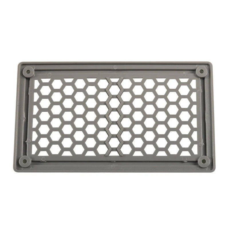RV Bus ABS Gray Hexagonal Air Inlet Vent Panel (No Year)