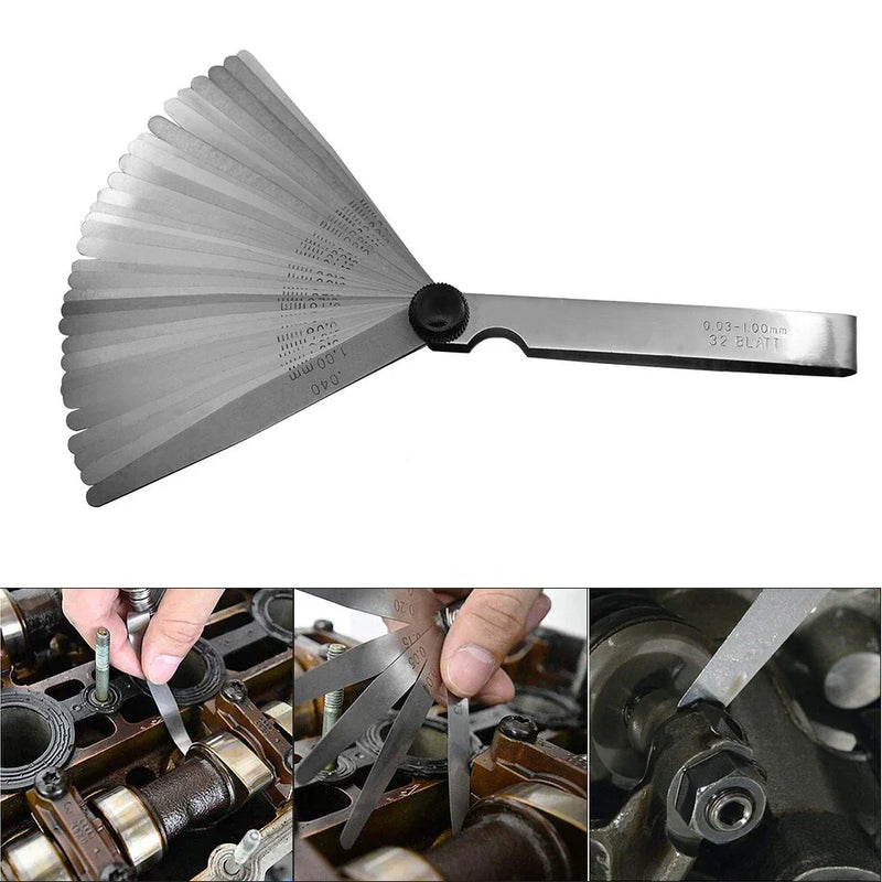 Auto Parts Feeler Gauge 0.03-1.00mm