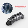 Manual Shifter Grey Universal Pistol Grip Gear Shift Knob