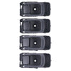 Nissan Navara Door Handle Inner Set of 4 Grey Left+Right (1997–2015)