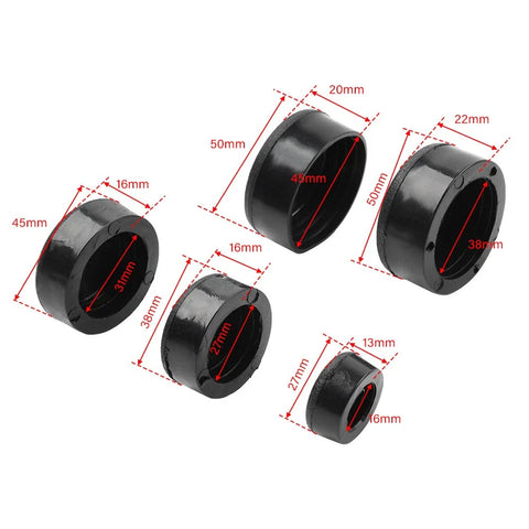 Suzuki GSX 1300R Hayabusa 5 x Motorcycle Frame Hole Cover Caps (1999-2014)