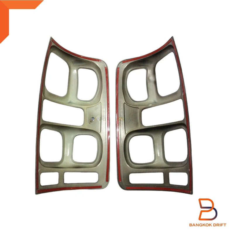 Holden Colorado Matte Black Head Tail Light Lamp Cover Trim (2016-2023)
