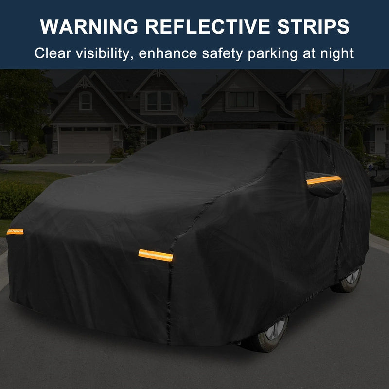 Toyota Sienna Waterproof Car Cover (210D-PU, Black)