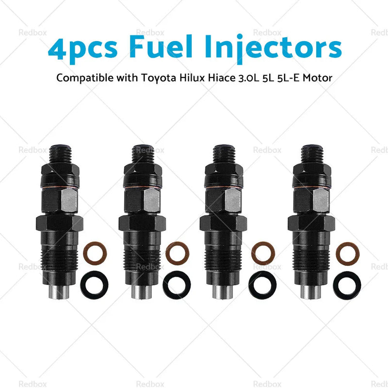 Toyota Hilux Hiace 3L 5L 4X Diesel Fuel Injectors (1997-2005)