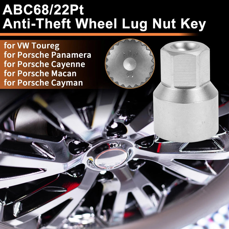 VW Touareg Wheel Lock Lug Nut Key Socket Tool (2004-2018)