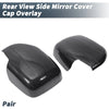 Lexus LX470 Rearview Mirror Cap Overlay 2 x Black Carbon Fiber (1998-2007)
