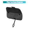Mercedes Benz C-Class W205 (2015-2021) Black Rear Bumper Tow Hook Cap