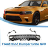 Dodge Charger 2015-2023 Plastic Black Front Upper Bumper Grille