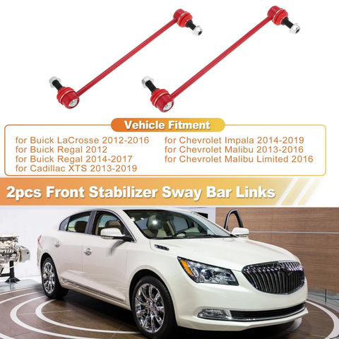 Chevrolet Impala Malibu Cadillac XTS 2 x Front Sway Bar Links