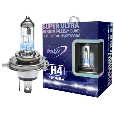 Diffused Glass Headlights Lamp Kit H4 60/55w