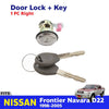 Door Lock Safety Key Set RH Fits Nissan Frontier Navara D22 Pickup 1997-05 D08
