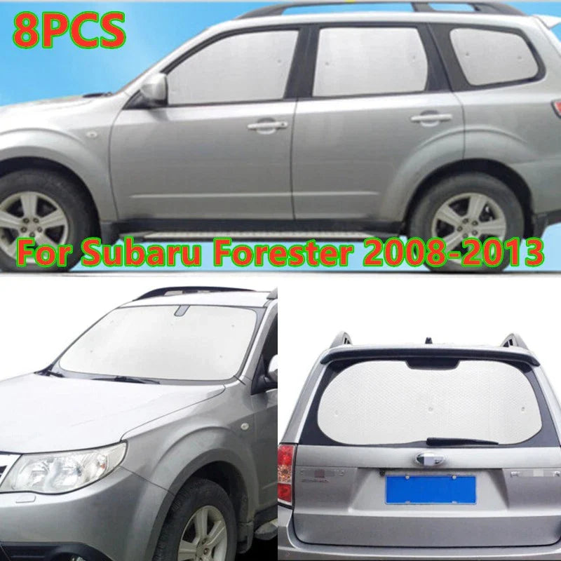 Subaru Forester 8X / Front Rear Side Window Privacy Sunshade (2008–2013)