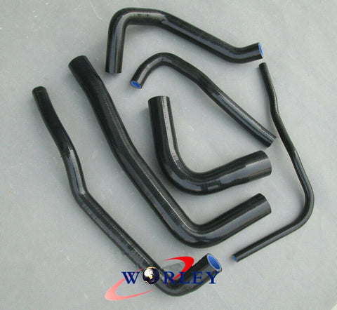 SAAB 9000 AERO 2.3L B234 & 9-3 2.0L B204 Turbo Red Silicone Hose (1994-2002)