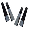 Hyundai Sonata 4x Door Window Pillar Post Cover Trim (2011-2014)