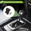 Lexus ES300h 2018-2023 Pebbled Black Brown Car Gear Shift Knob Cover