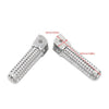 Yamaha FZ-09 FZ-07 Chrome Front Foot Pegs Adapters (2014-2017)