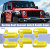 Jeep Wrangler 6 x Hardtop Roof Removal Switch Handle Covers (2018-2023)