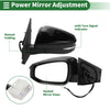 Toyota RAV4 Left Side Door Mirror Gloss Black (2013–2015)