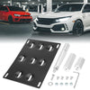 Mitsubishi Lancer Bumper Tow Hook License Plate Mount Bracket (2008-2017)