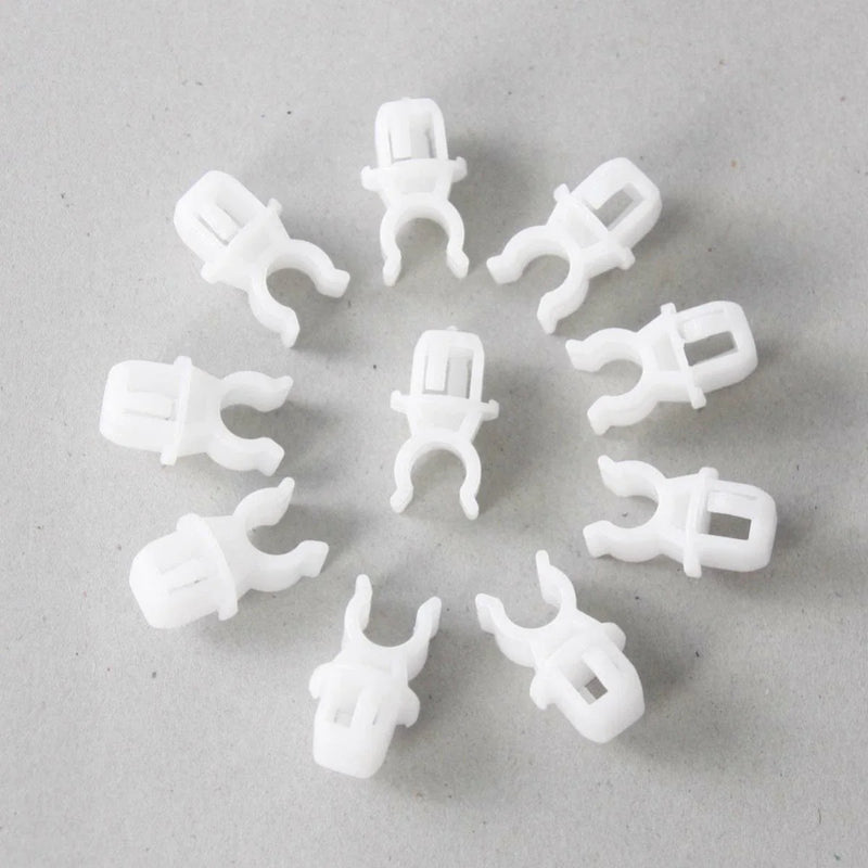 10 PCS Hood Stopper Stay Holder White Fits Honda Civic Sedan Wagon 1993-1997 New