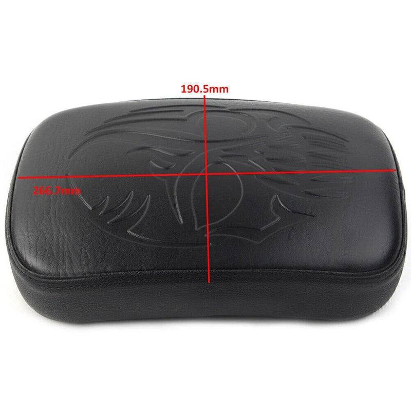 Harley Bobber Sportster Black Rear Passenger Pillion Pad Seat