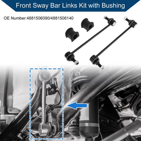 Toyota Camry Front Stabilizer Bar Links with 2 Pcs Bushing