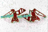 Honda 929 954 - Adjustable Red Racing Rearset Footpegs (2000-2003)