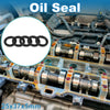 Rotary Shaft Seal Oil Seal 25x37x5mm Nitrile Rubber Black 5 Pcs
