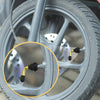 Car Motorcycle 2 x PVR70 Tire Valve Stem 135 Degree Snap-in Rubber Base