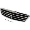 Radiator Grille Chrome Black For 2001-07 Mercedes-Benz