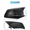 BMW 1 x Pair Door Wing Rearview Side Mirror Cover Cap Carbon Fiber Pattern