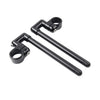 Motorcycle 46MM Black Cafe Racer 7/8" Clip-On Handlebar