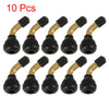 Car / Motorcycle Tire Valve Stem / 10pcs / 120 Degree Snap-in Rubber Base