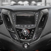 Hyundai Veloster 2011-2017 Full Carbon Fiber Console AC Vent Cover Trim
