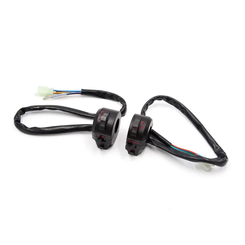 Honda CG125 Pair 7/8" Motorbike Handlebar Switch Turn Signal Light Control
