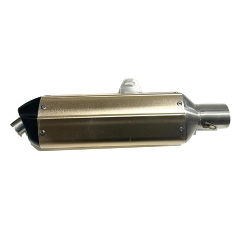 200cc 250cc 300cc PIT Trail Dirt MX Bike Alloy Gold Exhaust Muffler