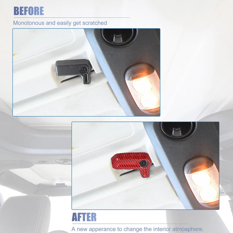 Jeep Wrangler JL JLU 6pcs Hardtop Roof Removal Switch Handle Covers