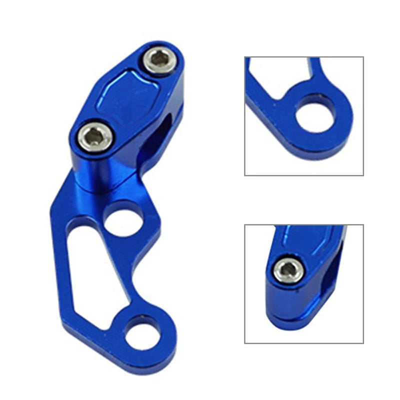 Universal Fit Motor Bikes - Blue Aluminum Brake Line Clamp Protector